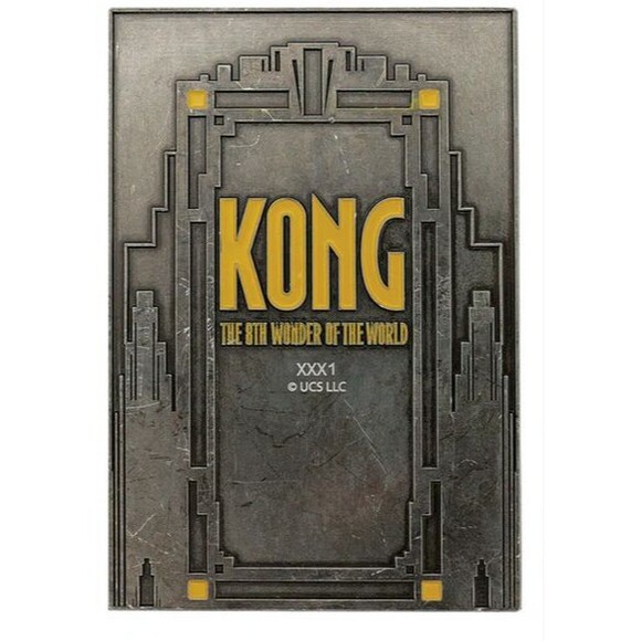 King Kong The 8th Wonder Limited Edition Metal Card Figurine Official Product - Picture 4 of 4